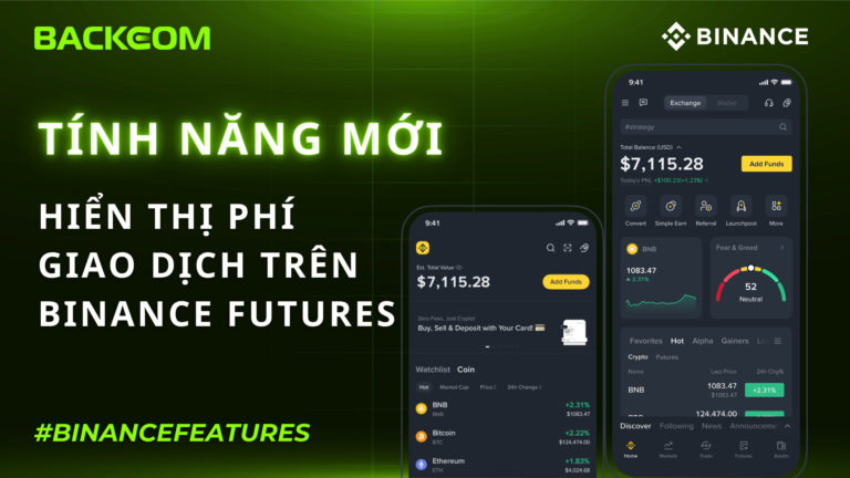 Binance Futures Ra Mắt Tính Năng Hiển Thị Phí Giao Dịch – Cam Kết Minh Bạch 2026