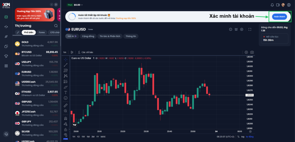 Hướng Dẫn Tạo Tài Khoản XM Để Nhận Backcom 90%