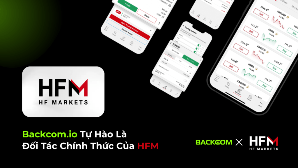 Backcom.io tự hào là đối tác của HFM, đưa tới chương trình Backcom HFM cao nhất trên thị trường hiện nay cho trader.