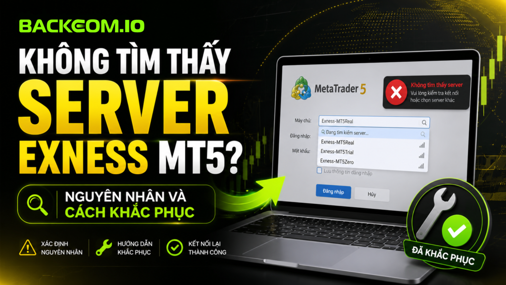 Không Tìm Thấy Server Exness MT5? Nguyên Nhân Và Cách Khắc Phục