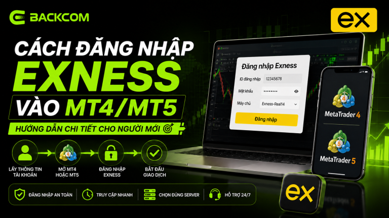 Hướng Dẫn Đăng Nhập Exness Vào MT4/MT5 Chi Tiết Cho Người Mới