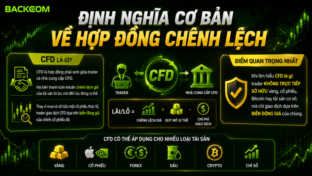 CFD là gì - khái niệm hợp đồng chênh lệch