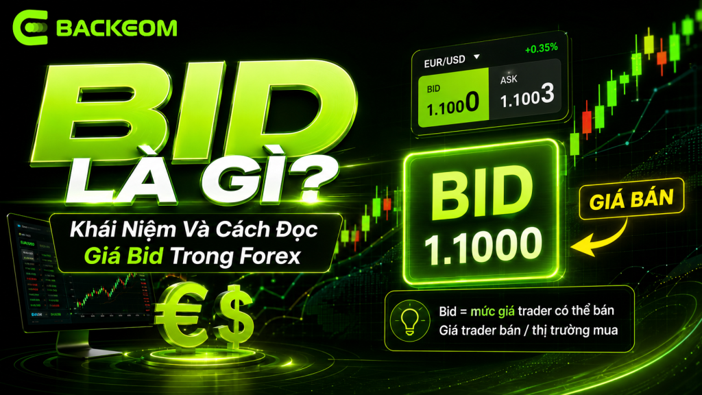 Bid ask là gì - khái niệm giá Bid trong Forex