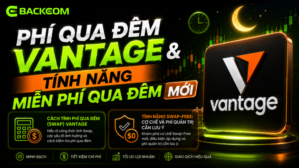 Phí qua đêm Vantage và tính năng tài khoản Swap-Free