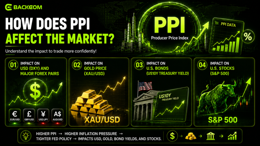 How US PPI affects the USD, gold, bond yields and equities