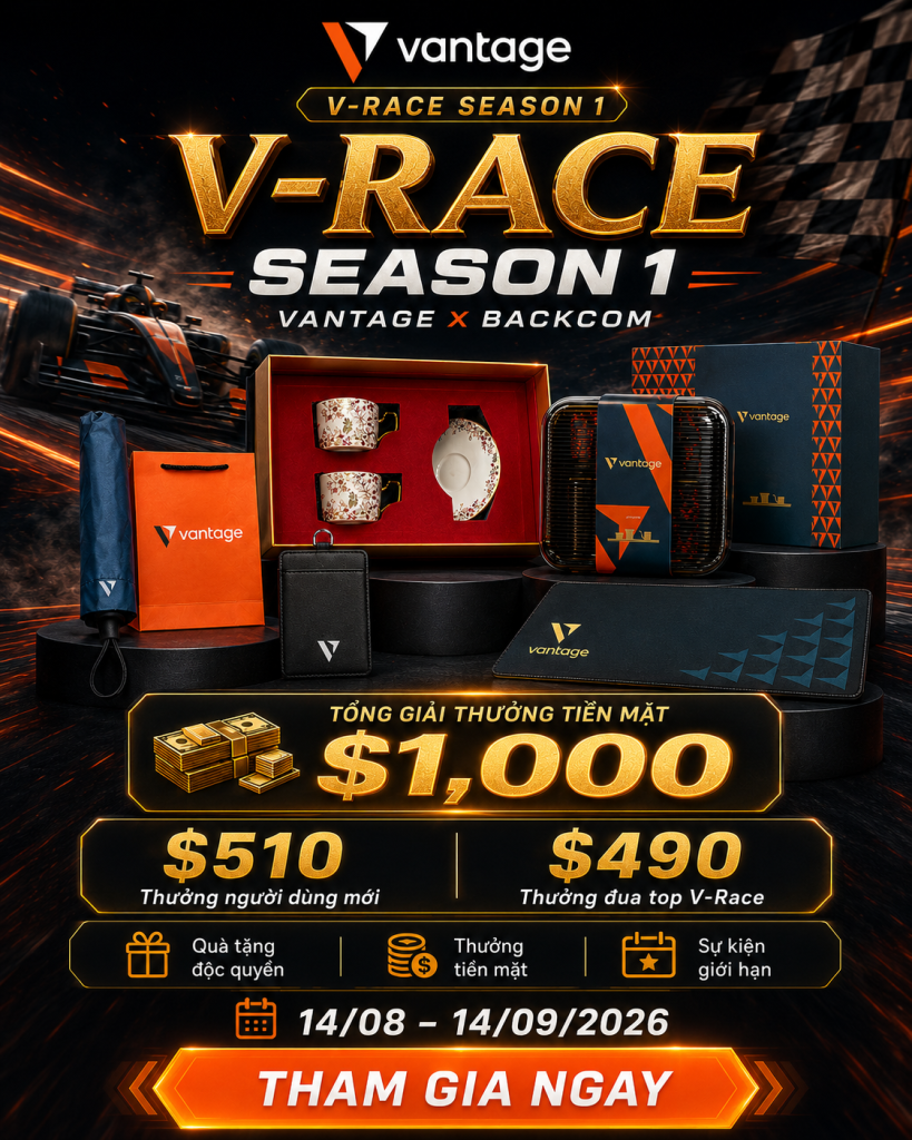 V-Race Season 1 — Săn $1,000 thưởng + quà Vantage