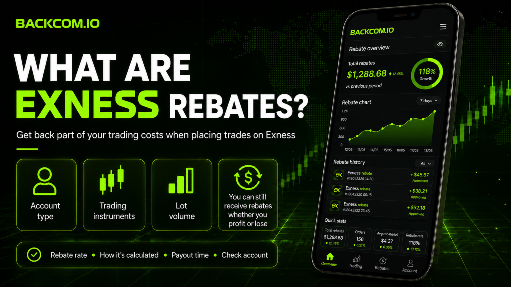 What are Exness rebates and how traders get back part of their trading costs