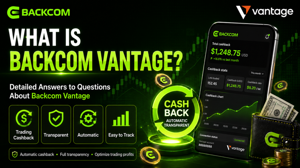 What are Vantage Rebates — automatic, transparent Vantage trading cashback