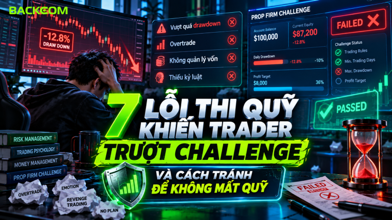7 Lỗi Thi Quỹ Khiến Trader Trượt Challenge Và Cách Tránh