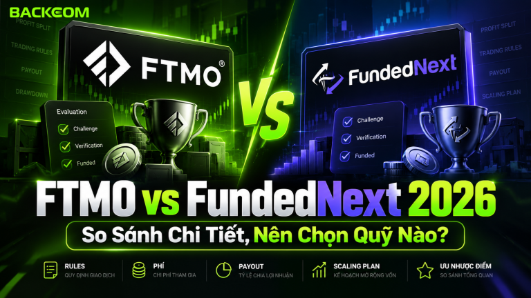 FTMO vs FundedNext 2026: So Sánh Chi Tiết, Nên Chọn Quỹ Nào?