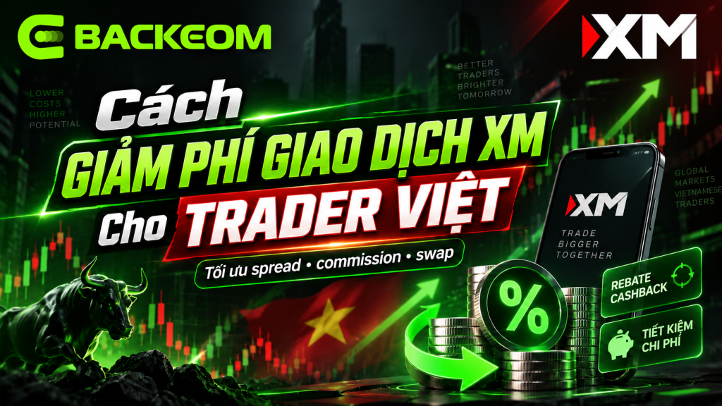 Cách giảm phí giao dịch XM cho trader Việt: chọn đúng tài khoản, kiểm soát swap và nhận hoàn phí