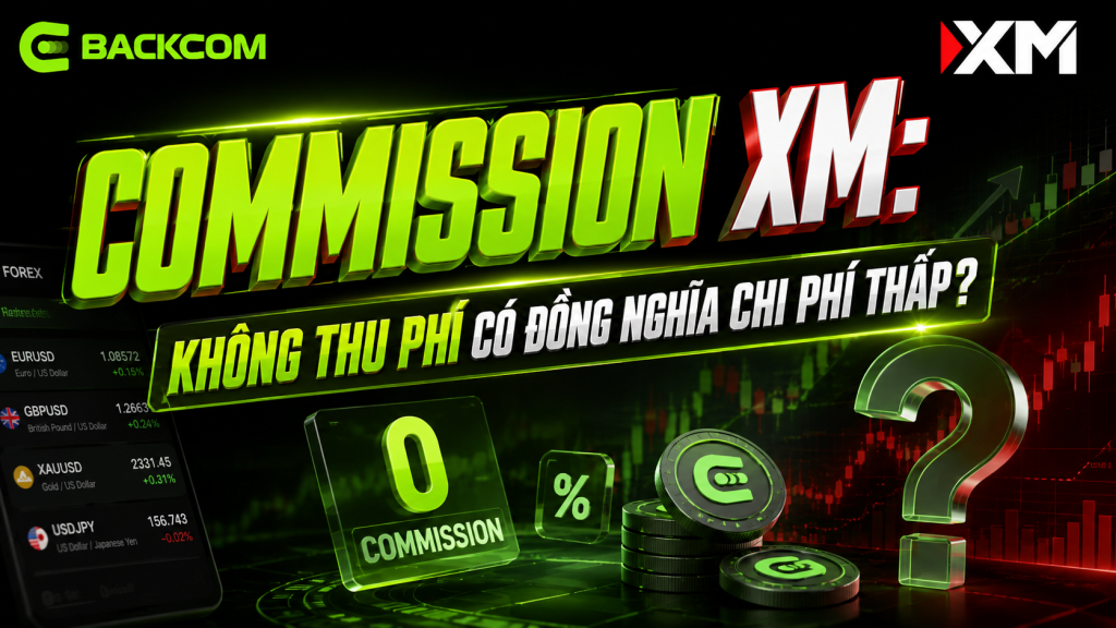 Commission XM: không thu phí hoa hồng không đồng nghĩa chi phí giao dịch bằng 0