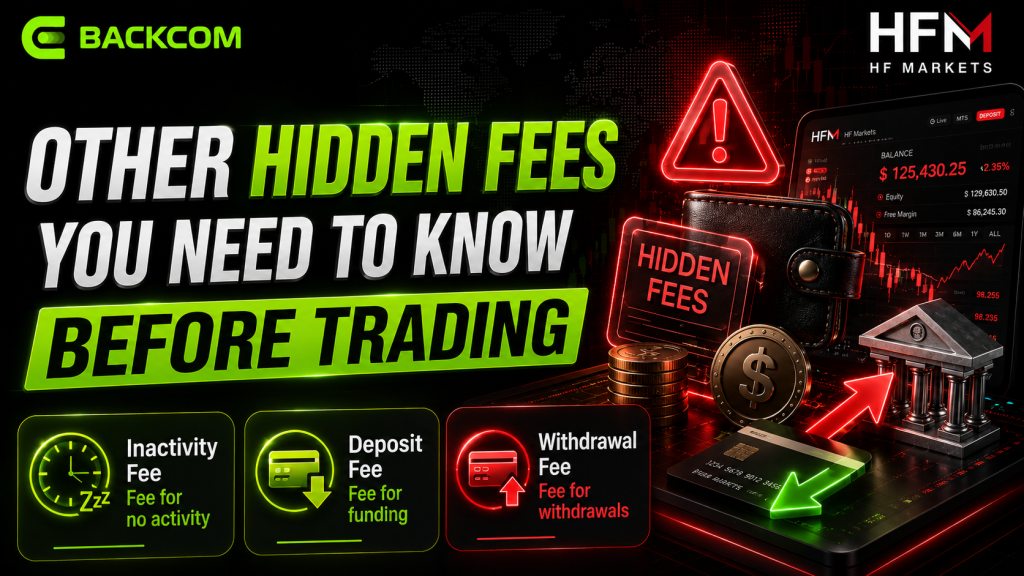 Hidden costs within HFM trading fees - inactivity and funding fees