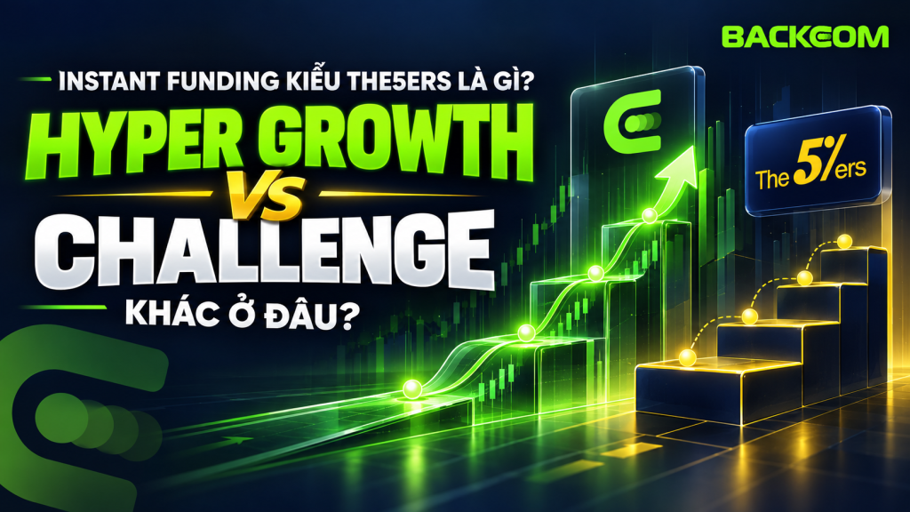 Instant funding kiểu The5ers là gì và Hyper Growth khác challenge hai bước ở đâu