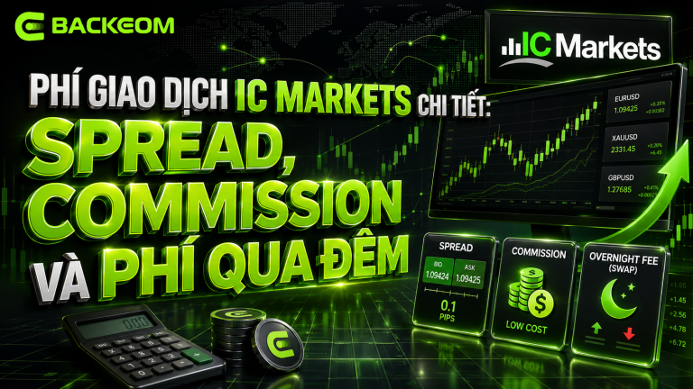 Phí Giao Dịch IC Markets Chi Tiết: Spread, Commission Và Phí Qua Đêm