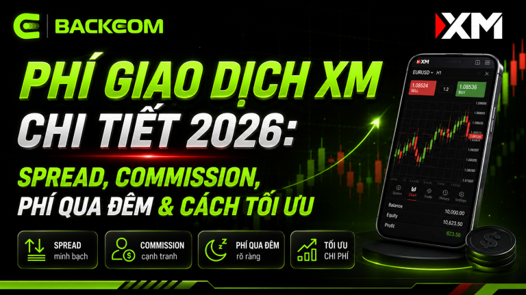 Phí Giao Dịch XM Chi Tiết 2026: Spread, Commission, Phí Qua Đêm & Cách Tối Ưu