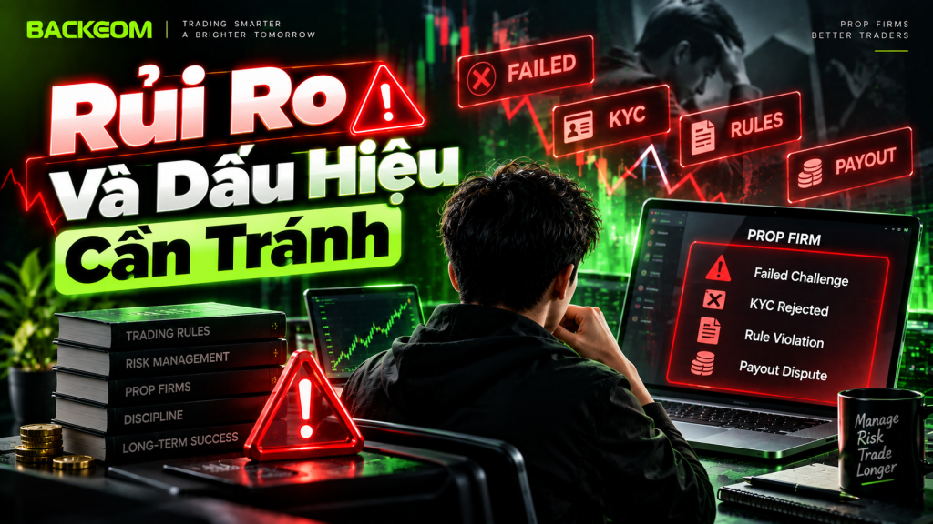Rủi ro khi thi quỹ cấp vốn: challenge thất bại, KYC bị từ chối, vi phạm quy tắc và tranh chấp payout