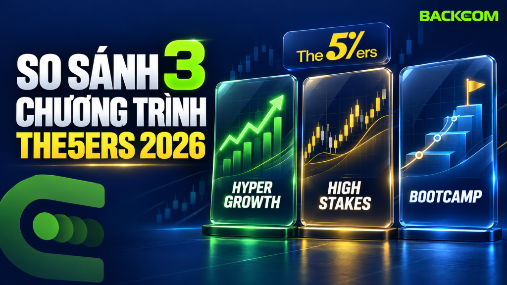 So sánh ba chương trình The5ers 2026 gồm Hyper Growth, High Stakes và Bootcamp