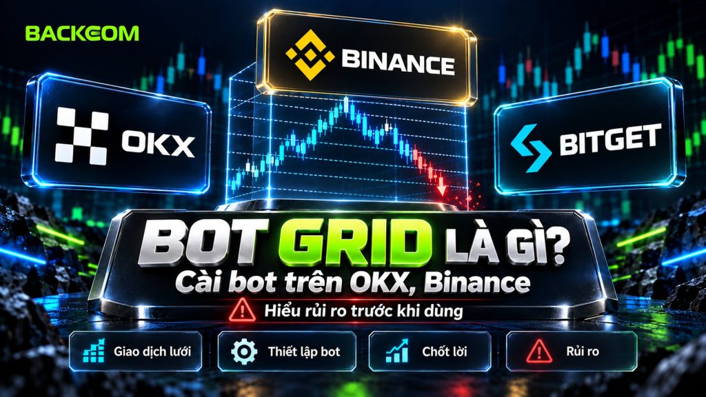 Bot Grid Là Gì? Cách Cài Bot Giao Dịch Lưới Trên OKX, Binance Và Rủi Ro