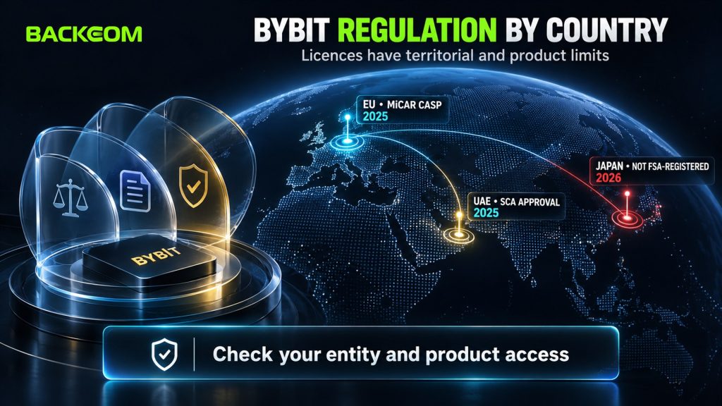 Is Bybit legit by country: MiCAR CASP in the EU 2025, SCA approval in the UAE 2025, and not FSA-registered in Japan