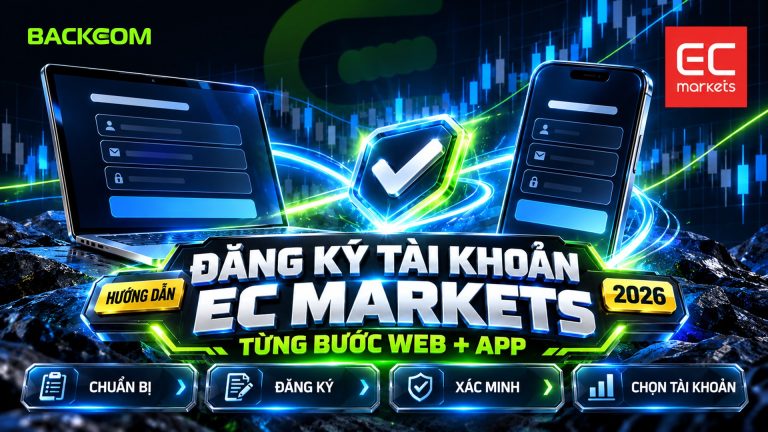 Cách Đăng Ký Tài Khoản EC Markets Mới Nhất 2026: Hướng Dẫn Từng Bước (Web + App)
