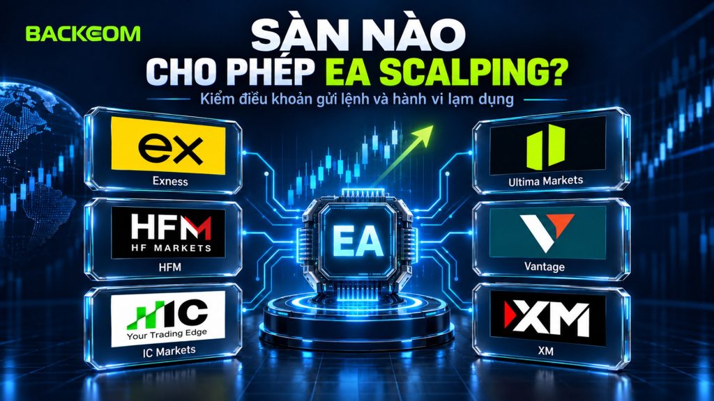 Sàn nào cho phép EA scalping: kiểm điều khoản gửi lệnh và hành vi lạm dụng của Exness, HFM, IC Markets, Ultima Markets, Vantage, XM
