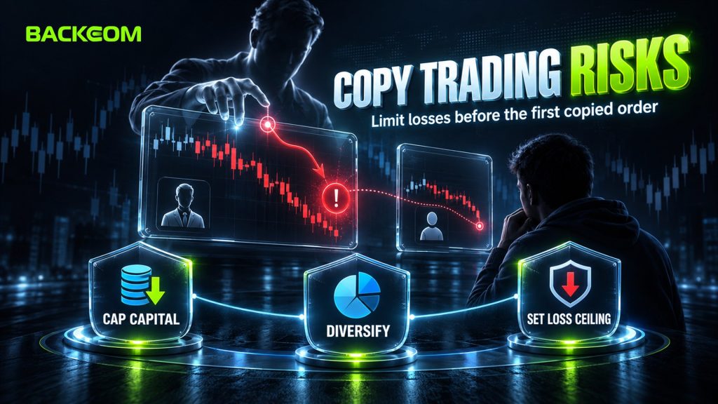 Copy trading risks and ways to limit losses: cap capital per lead trader, diversify and set a loss ceiling before the first copied order