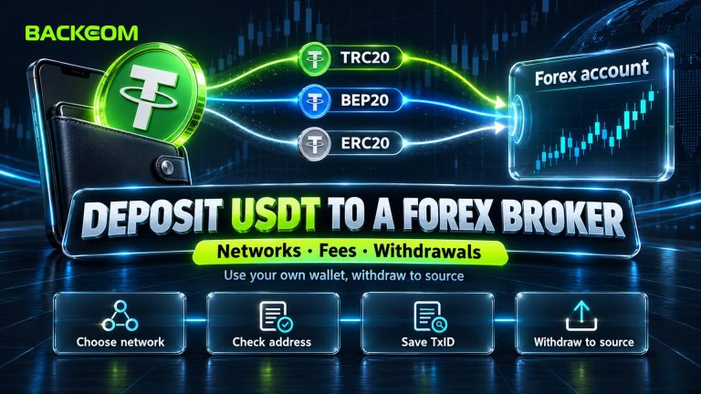 Deposit USDT To A Forex Broker: Networks, Fees And Withdrawals