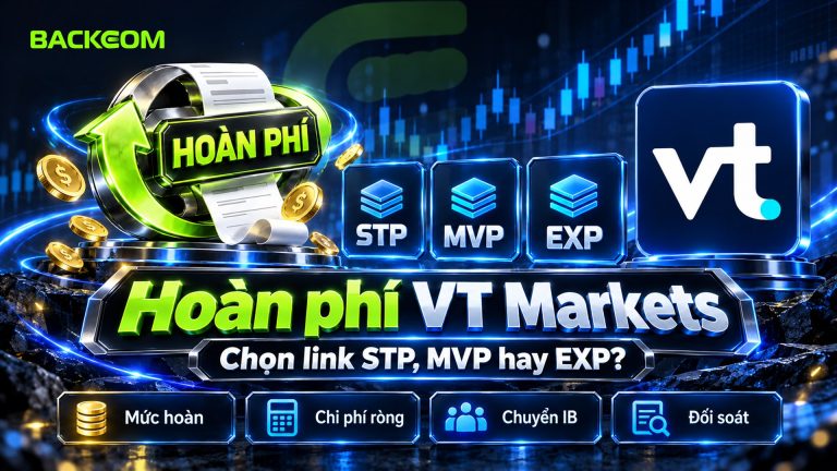 Hoàn Phí VT Markets: Mức Hoàn Link STP, MVP, EXP, Chi Phí Ròng Và Cách Nhận
