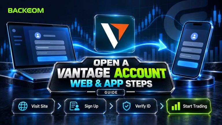 How To Open A Vantage Account In 2026: Web And App Steps