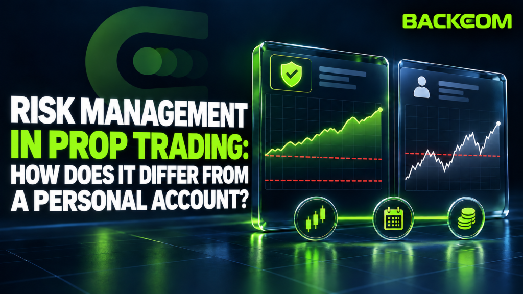 Prop firm risk management differs from a personal account because the firm imposes mandatory loss limits