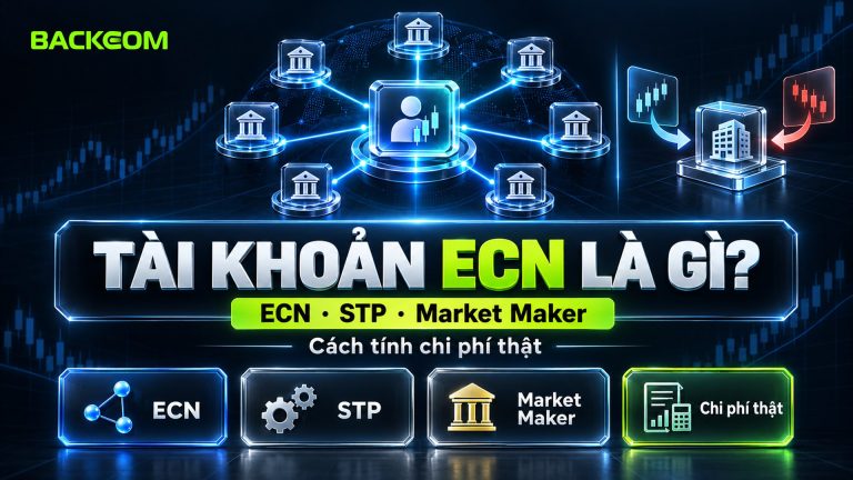Tài Khoản ECN Là Gì? So Sánh ECN, STP, Market Maker Và Cách Tính Chi Phí Thật