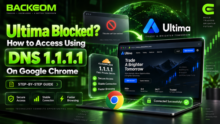 Ultima Markets Blocked? How to Access It Using DNS 1.1.1.1 on Chrome