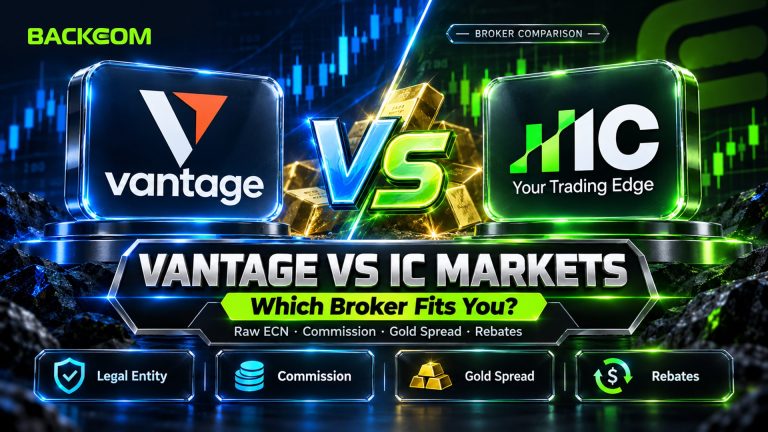 Vantage Vs IC Markets: Raw Fees, Gold Spreads And Rebates Compared
