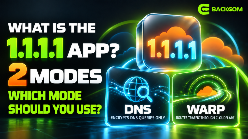 What the 1.1.1.1 app is and how its two modes, DNS only and Traffic and DNS, differ