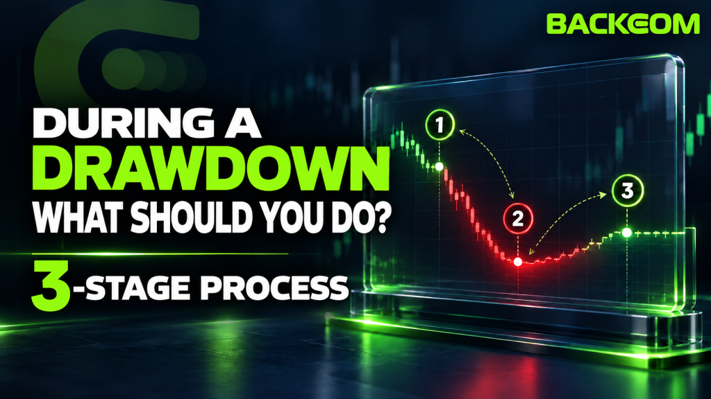 What to do while in drawdown: a three-level process to cut risk and recover the account