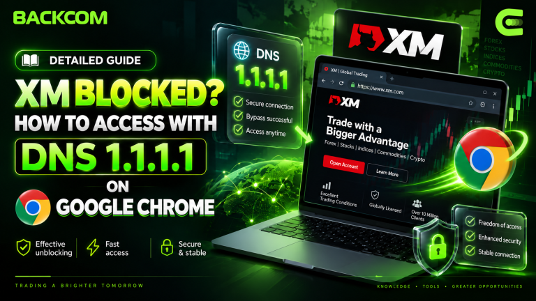 XM Blocked? How to Access XM Using DNS 1.1.1.1 on Google Chrome